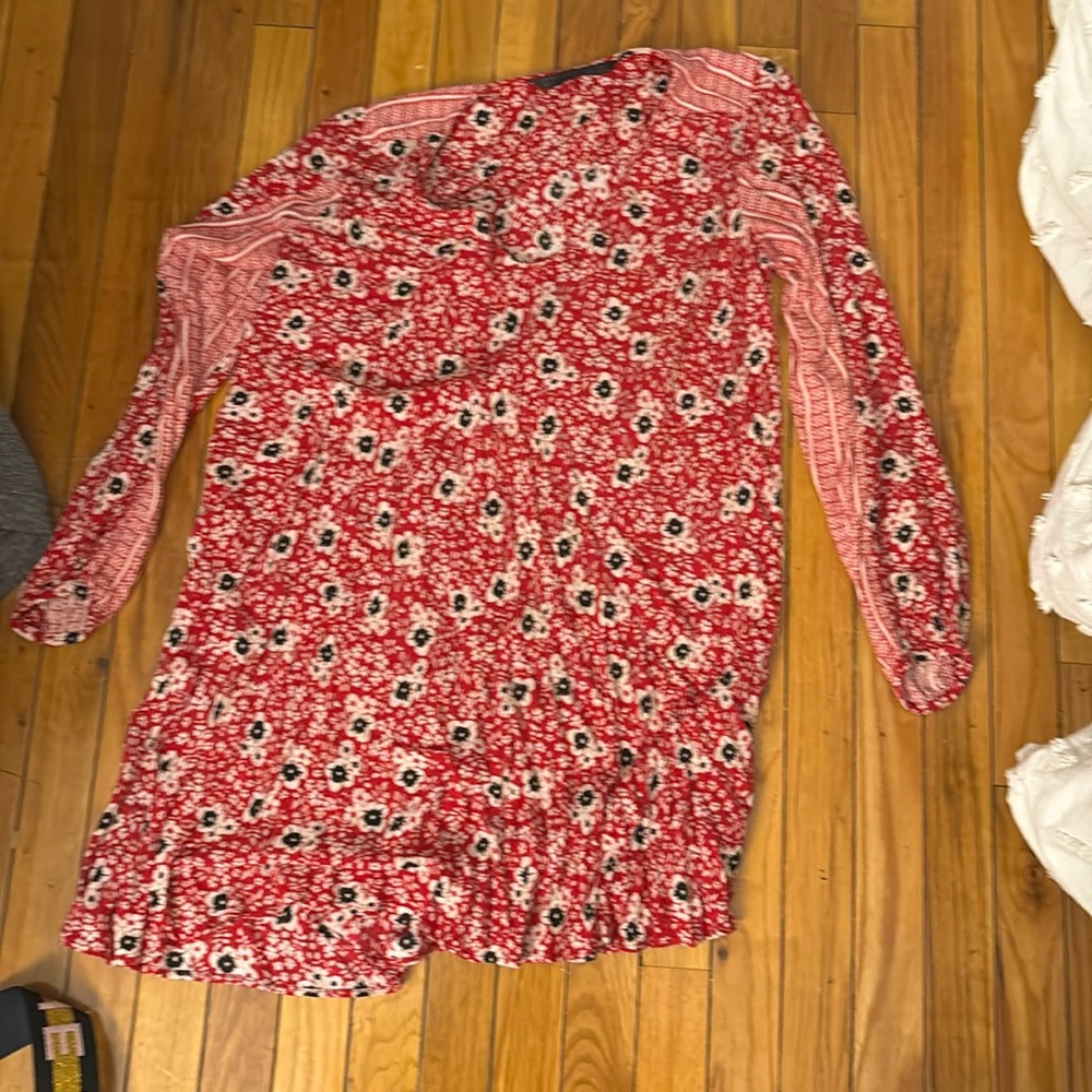 Floral long sleeve dress